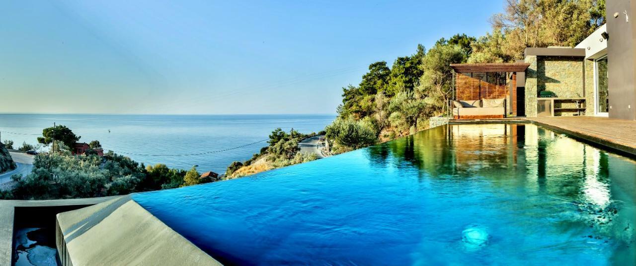 Infinity Villa Plomari Buitenkant foto